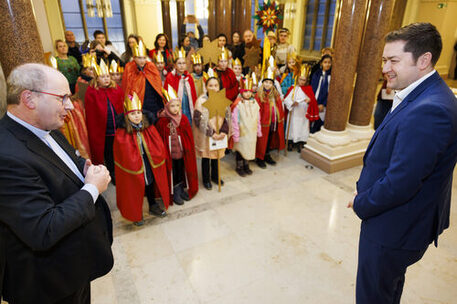 Sternsinger im Rathaus