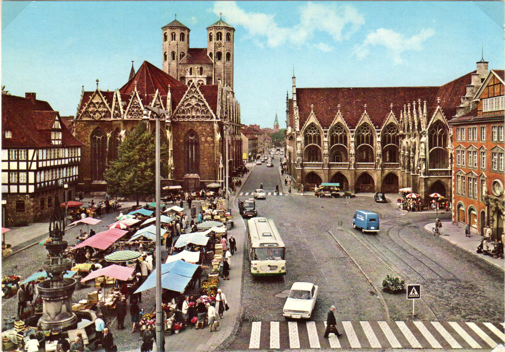 Altstadtmarkt 1960-70 (Wird bei Klick vergrößert)