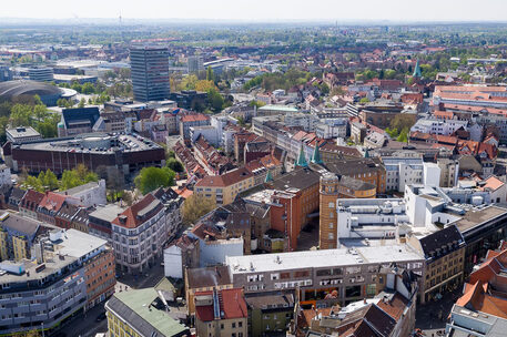 Stadt Braunschweig Luftaufnahme