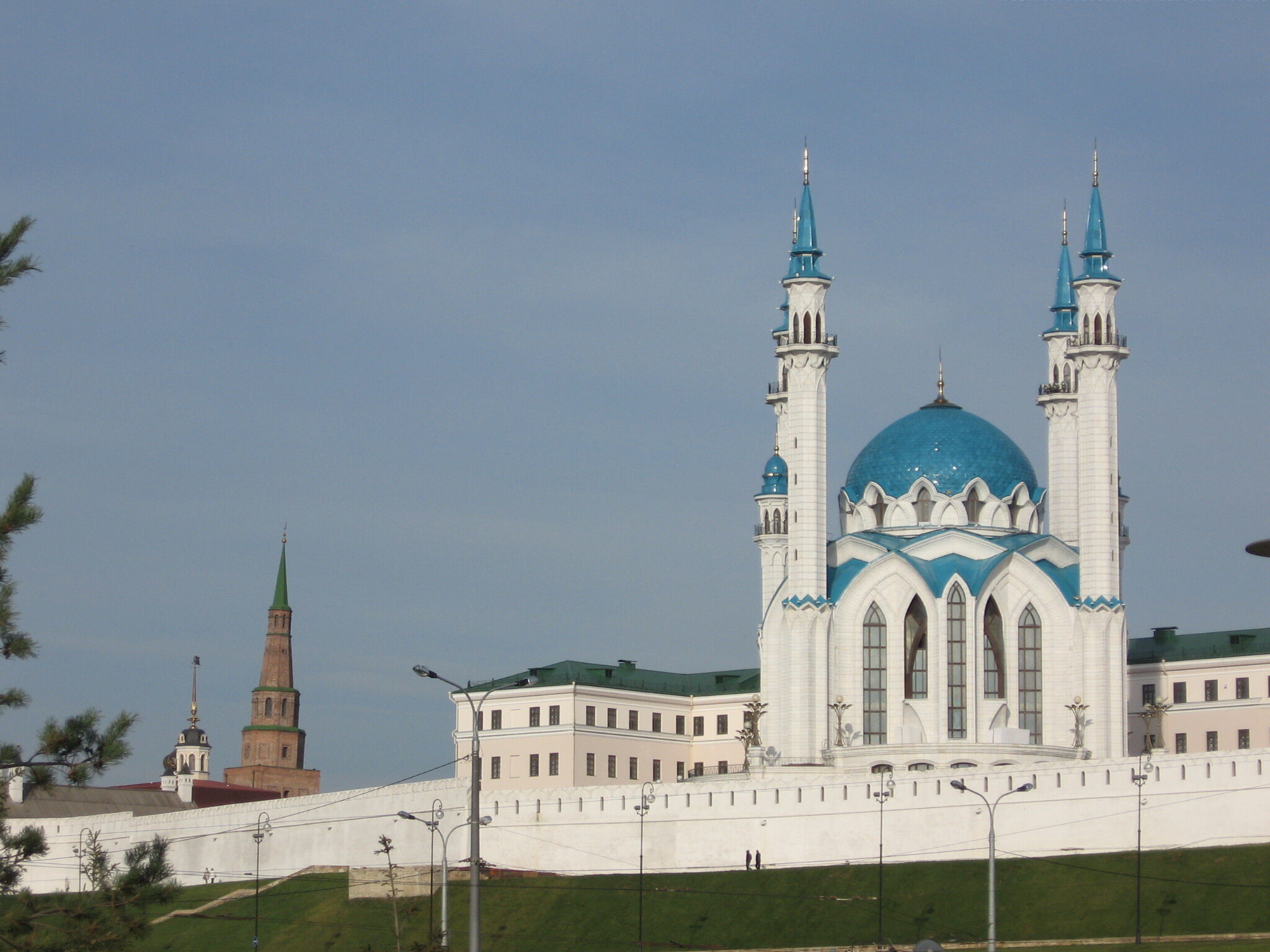 Kreml und Moschee in Kasan (Wird bei Klick vergrößert)