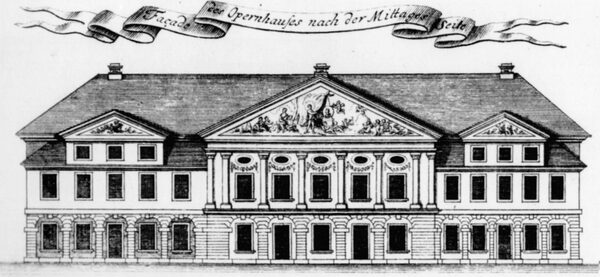 Opernhaus, Südseite (Wird bei Klick vergrößert)