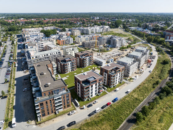 Blick über das neue Quartier "Nördliches Ringgebiet".