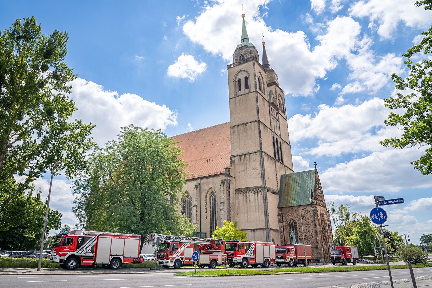 Festakt in der Johanniskirche in Magdeburg. (Wird bei Klick vergrößert)