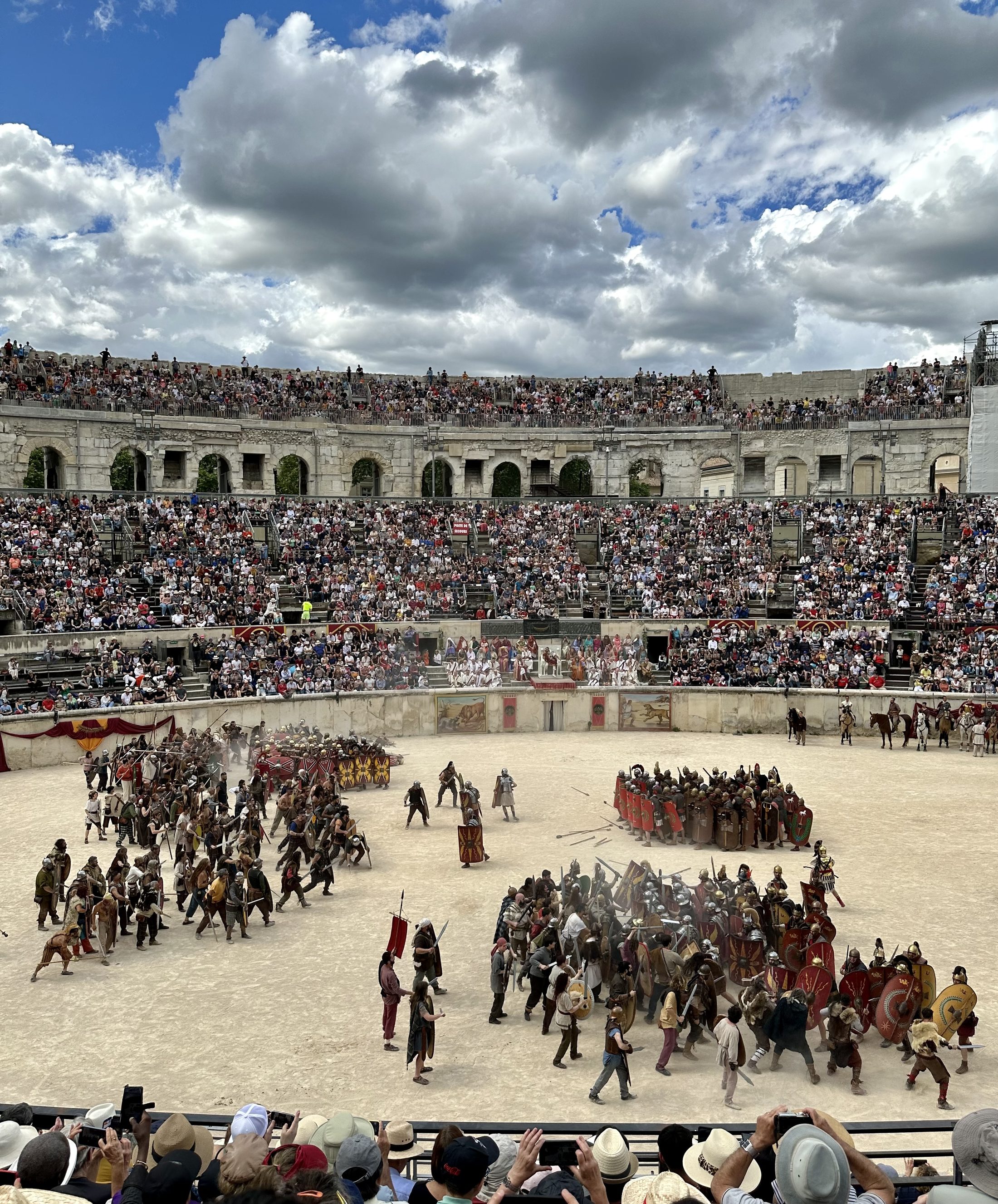 Bei den Großen Römischen Spielen (Wird bei Klick vergrößert)