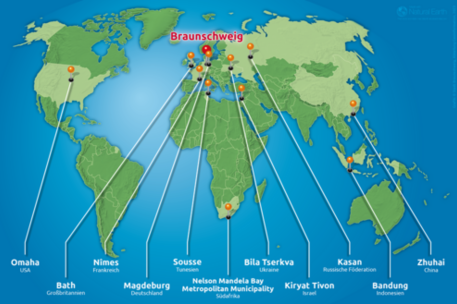 Partnerstädte Braunschweigs