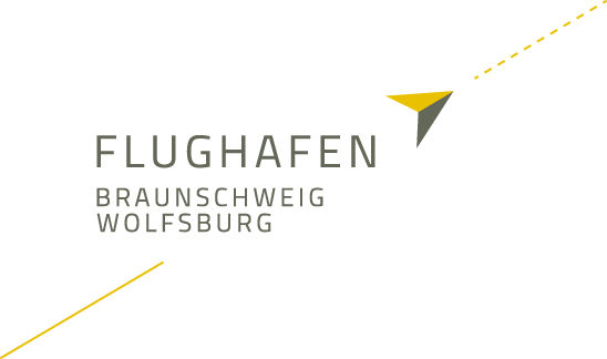 Logo der Flughafen Braunschweig-Wolfsburg Gmbh (Wird bei Klick vergrößert)