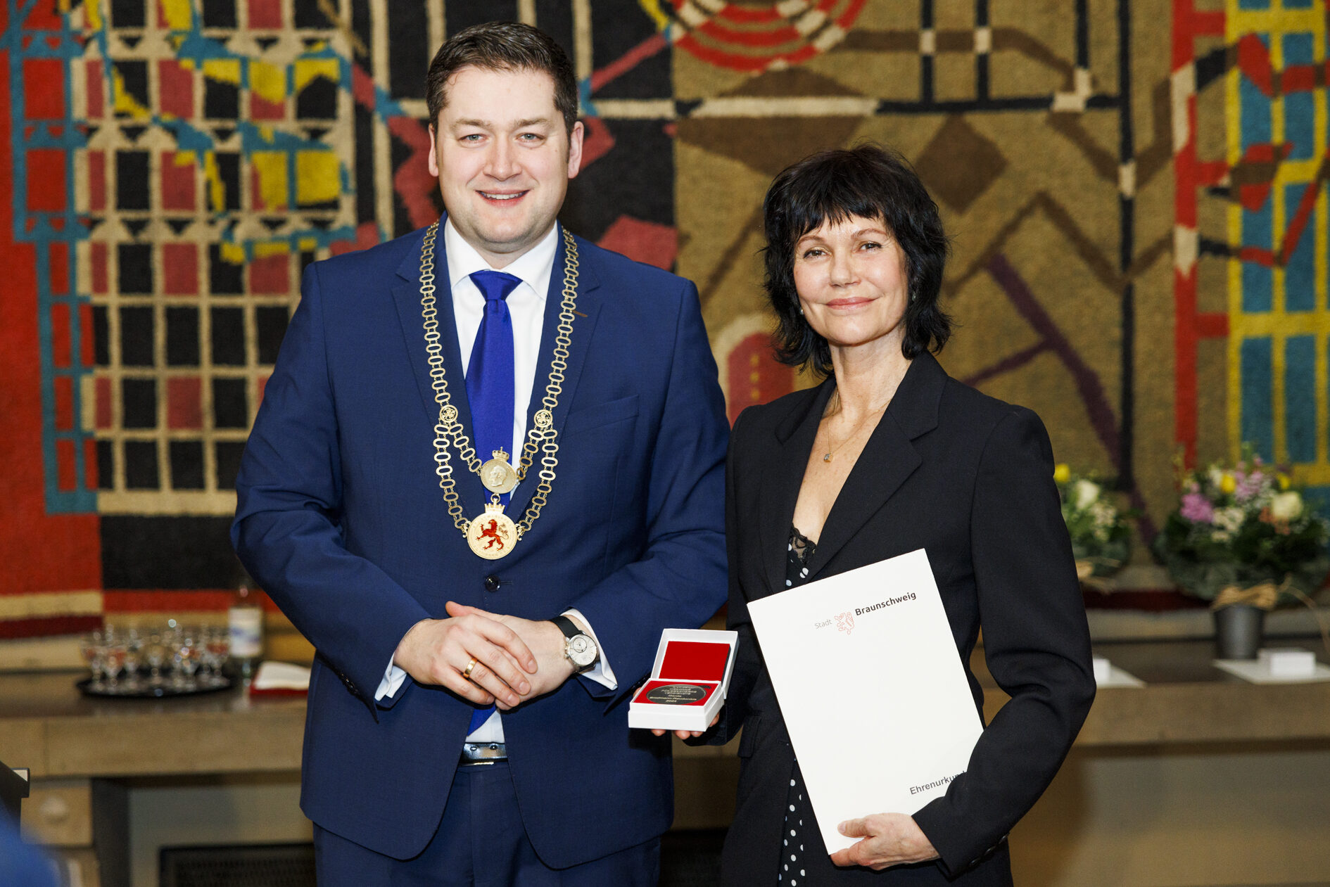 Verleihung der Bürgermedaille (Wird bei Klick vergrößert)