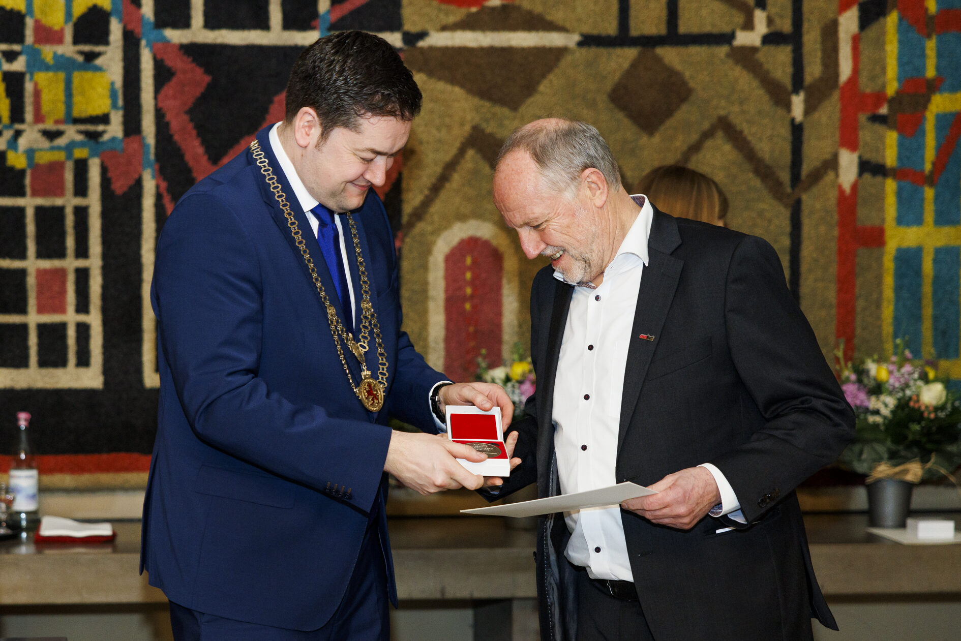 Verleihung der Bürgermedaille (Wird bei Klick vergrößert)