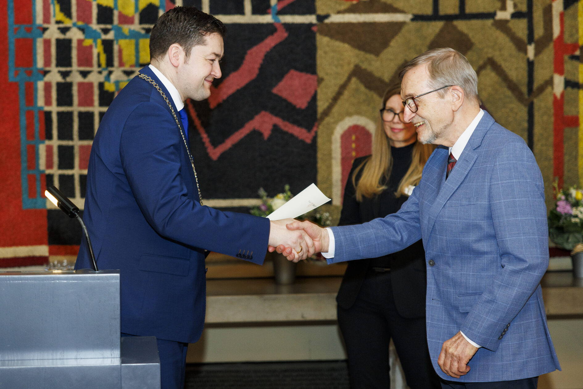 Verleihung der Bürgermedaille (Wird bei Klick vergrößert)