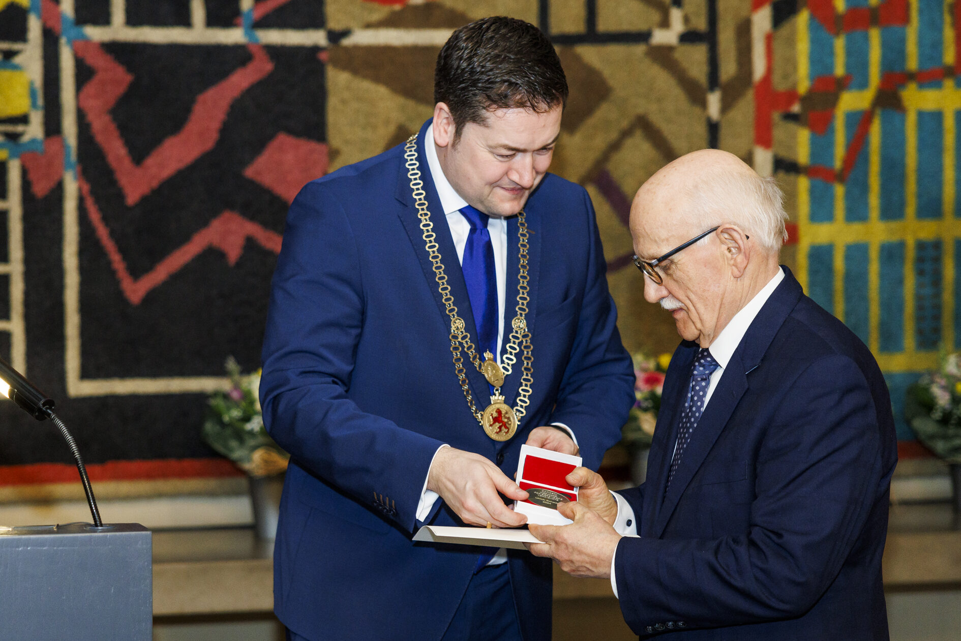 Verleihung der Bürgermedaille (Wird bei Klick vergrößert)