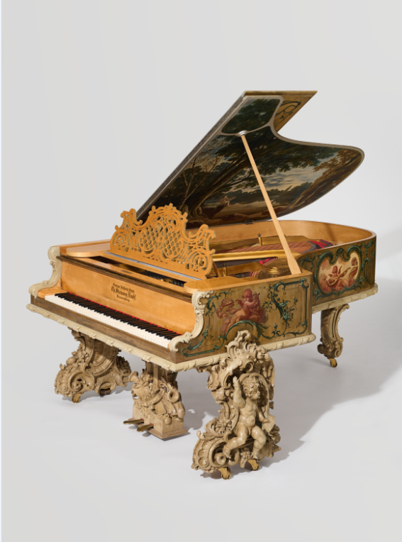 Salon-Konzertflügel ("art case piano"), Braunschweig, 1898 / Grotrian, Helfferich, Schulz / Th. Steinweg Nachf. (Wird bei Klick vergrößert)