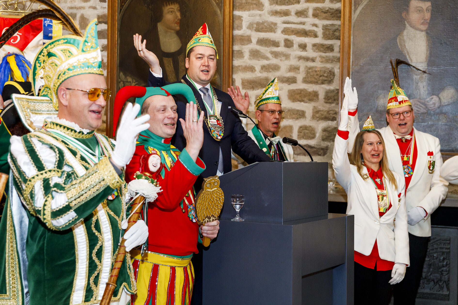 Start der Karnevalssession in der Dornse im Altstadtrathaus. (Wird bei Klick vergrößert)