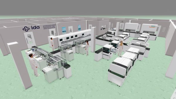 3D-Rendering des neuen interdisziplinären Diagnostik- und Analysezentrums (IDA) (Wird bei Klick vergrößert)