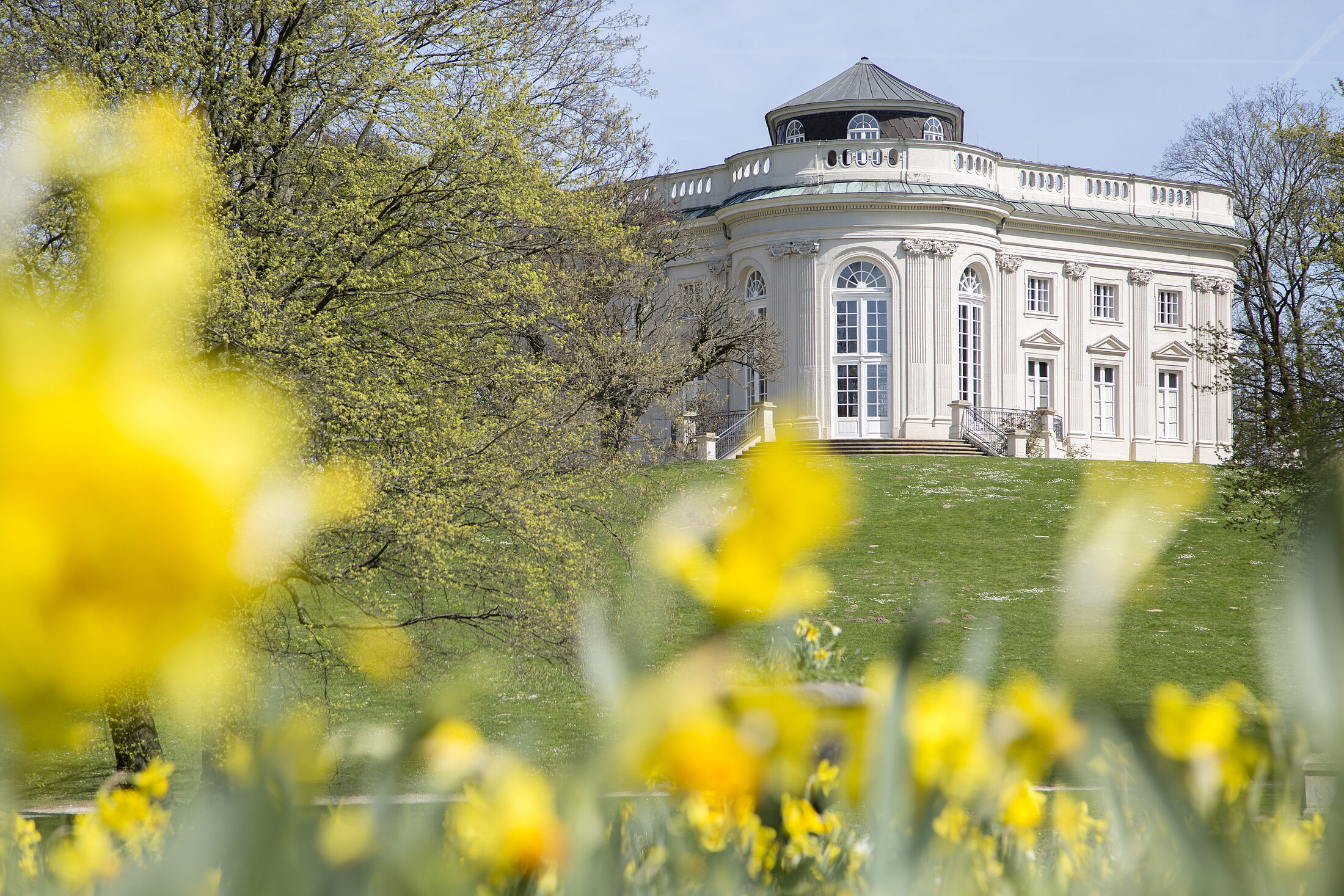 Frühling am Schloss Richmond (Wird bei Klick vergrößert)