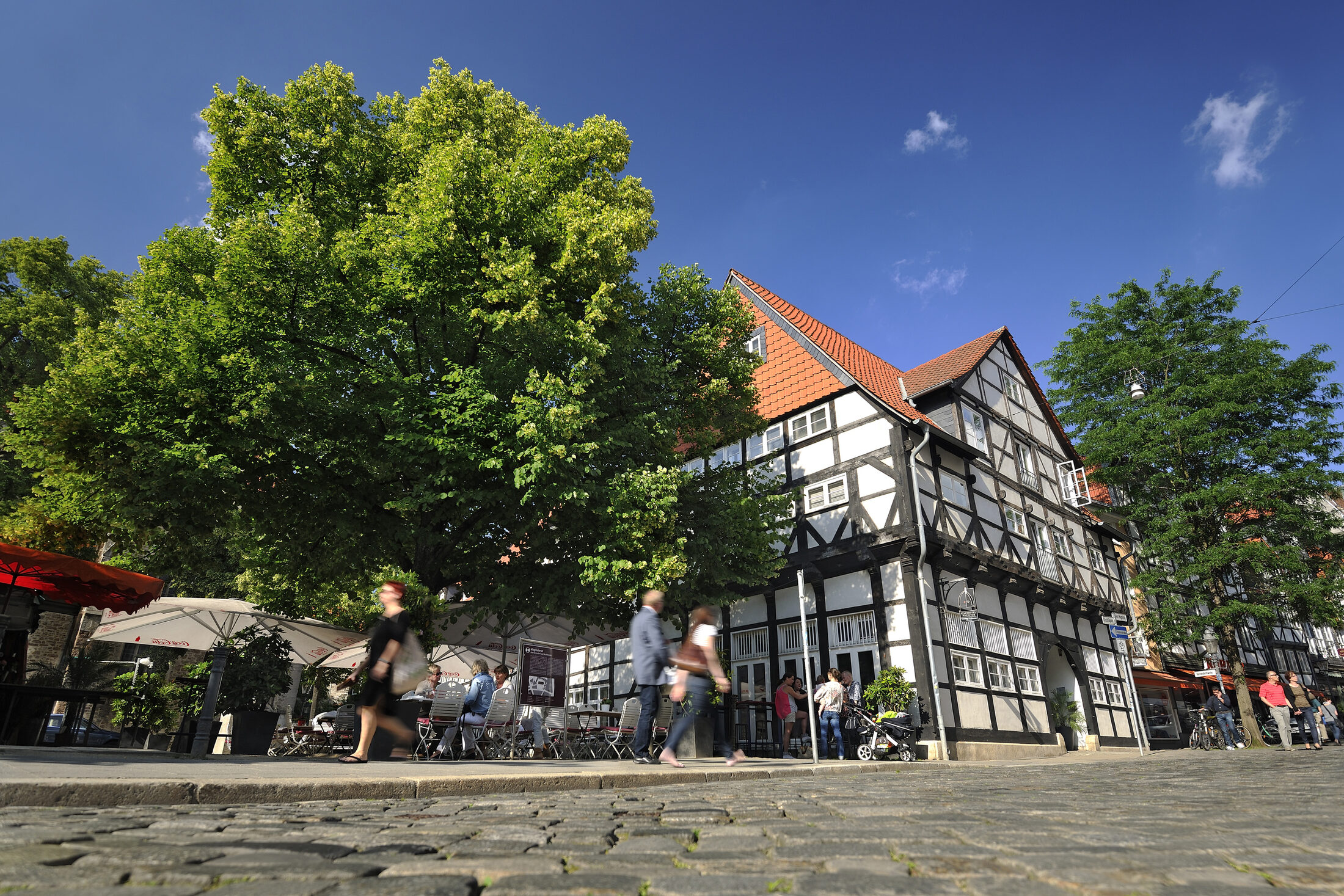 Magnikirchplatz im Magniviertel (Wird bei Klick vergrößert)