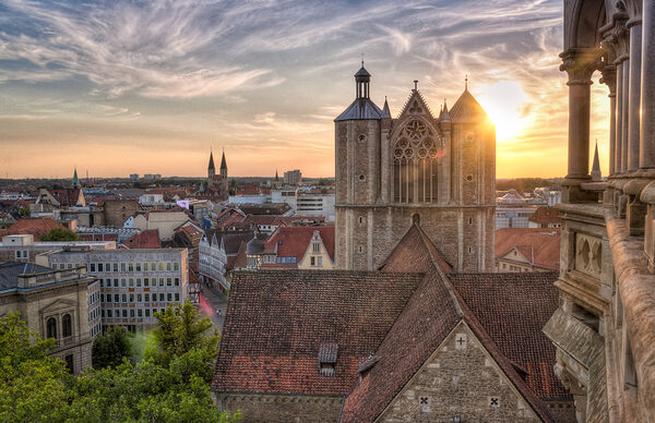 Dom St. Blasii vom Rathausturm aus (Wird bei Klick vergrößert)