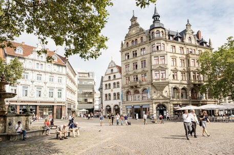 Das Bild zeigt den Kohlmarkt in Braunschweig