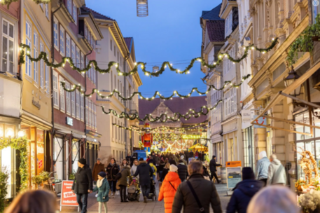 Winterbeleuchtung in der Braunschweiger Innenstadt